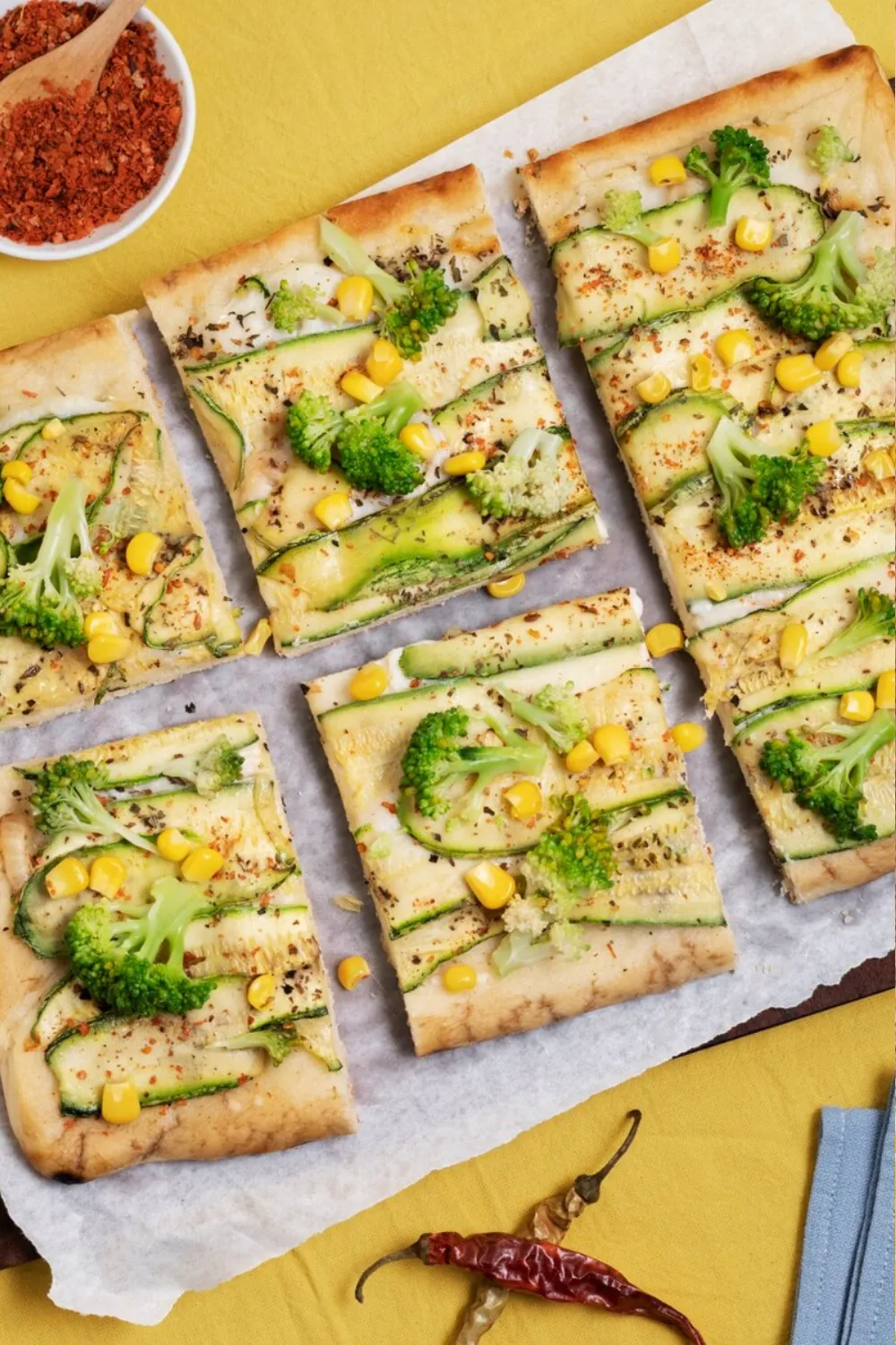 Appetizer Veggie Pizza