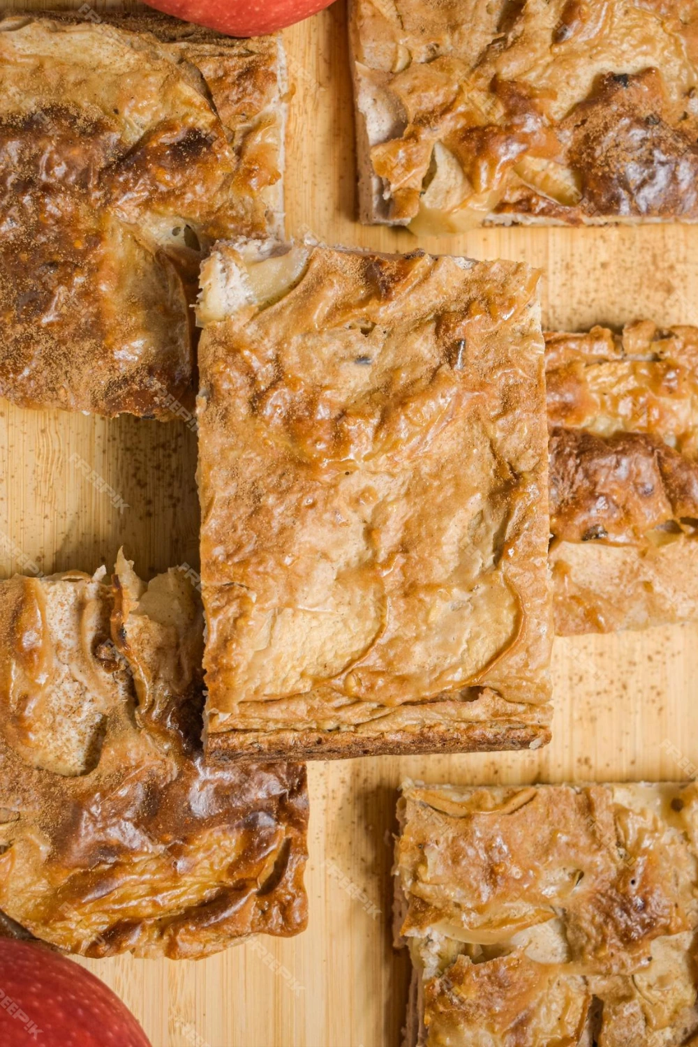 Apple Brownies with Maple Glaze