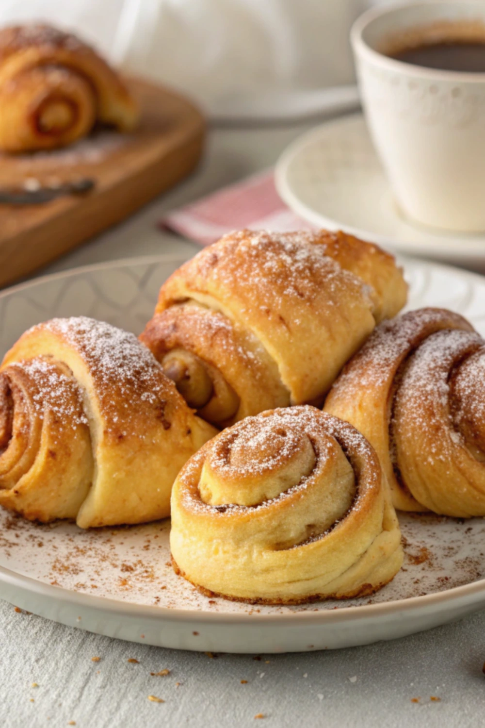 Homemade Cinnamon Crescent Rolls recipe