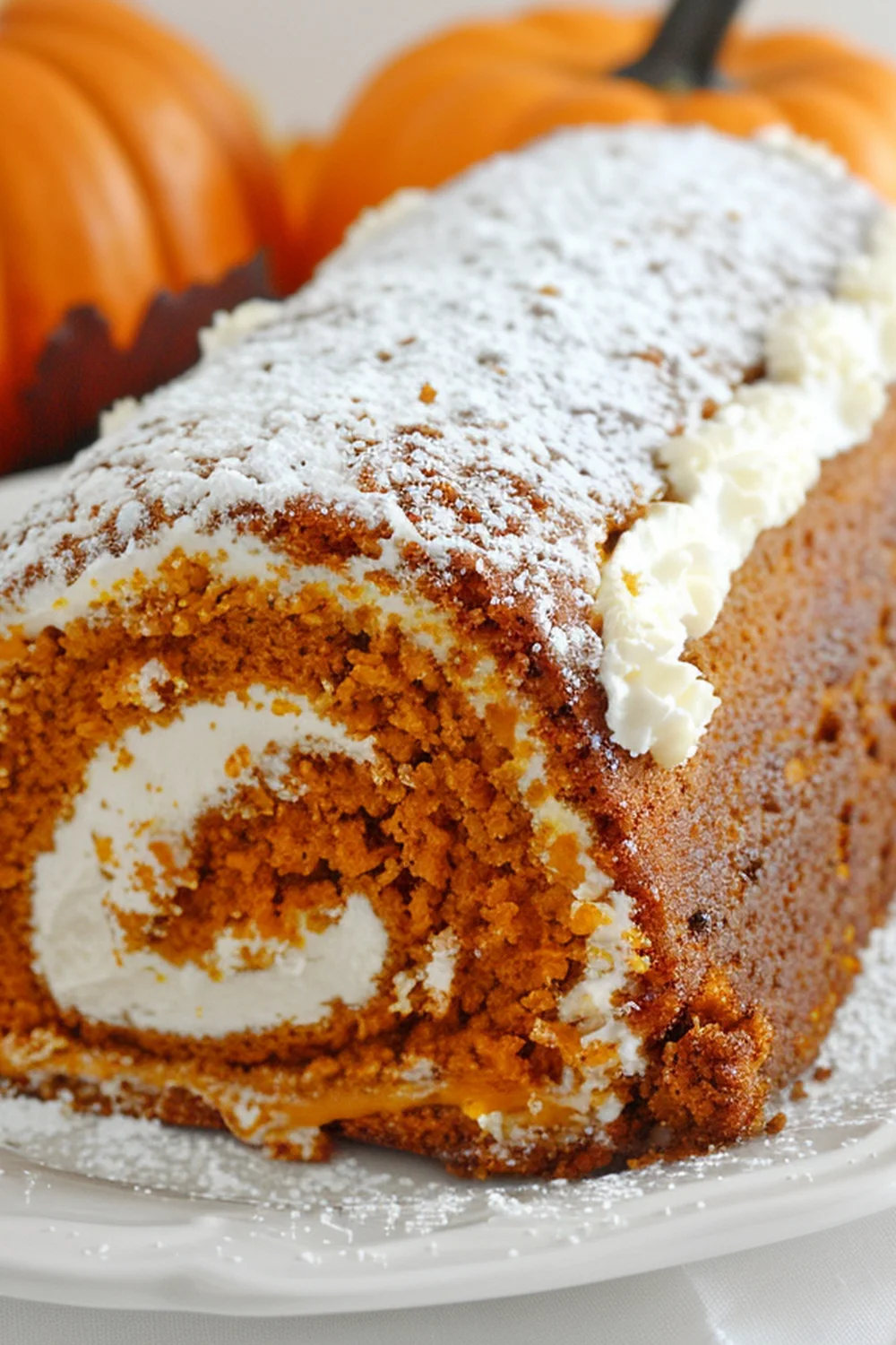 Pumpkin Roll Cake