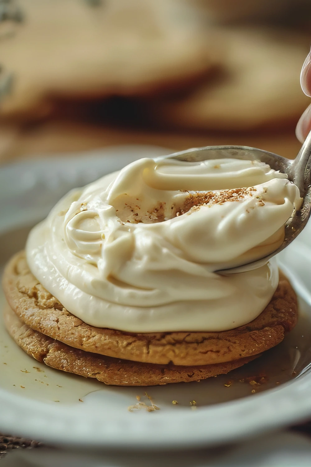 Soft Banana Bread Cookies with Cream Cheese Frosting