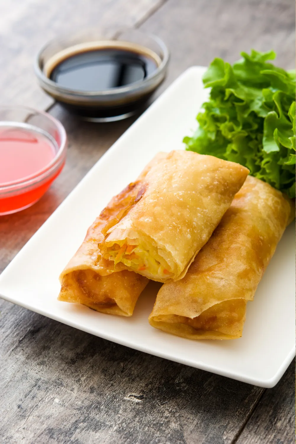 Crab Rangoon Egg Rolls