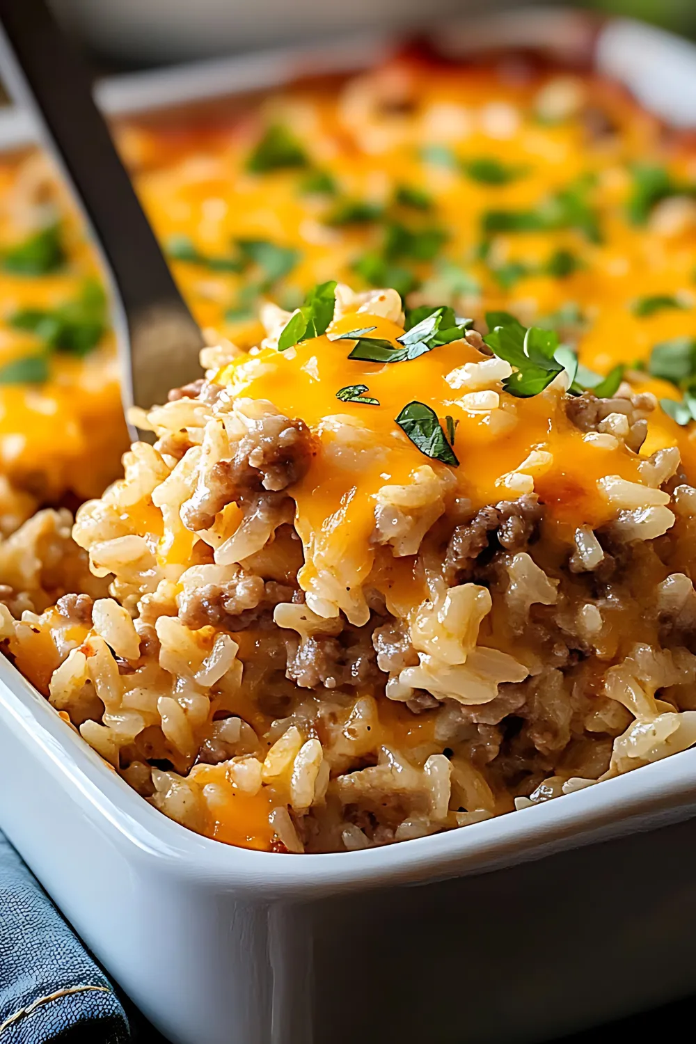 Chili Cheese Tater Tot Casserole