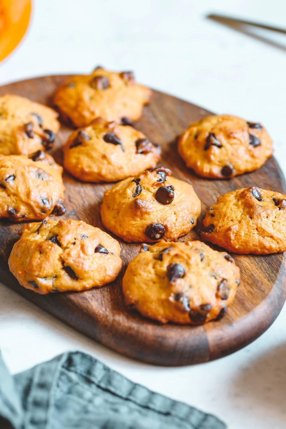 Pumpkin Cookies with Cake Mix