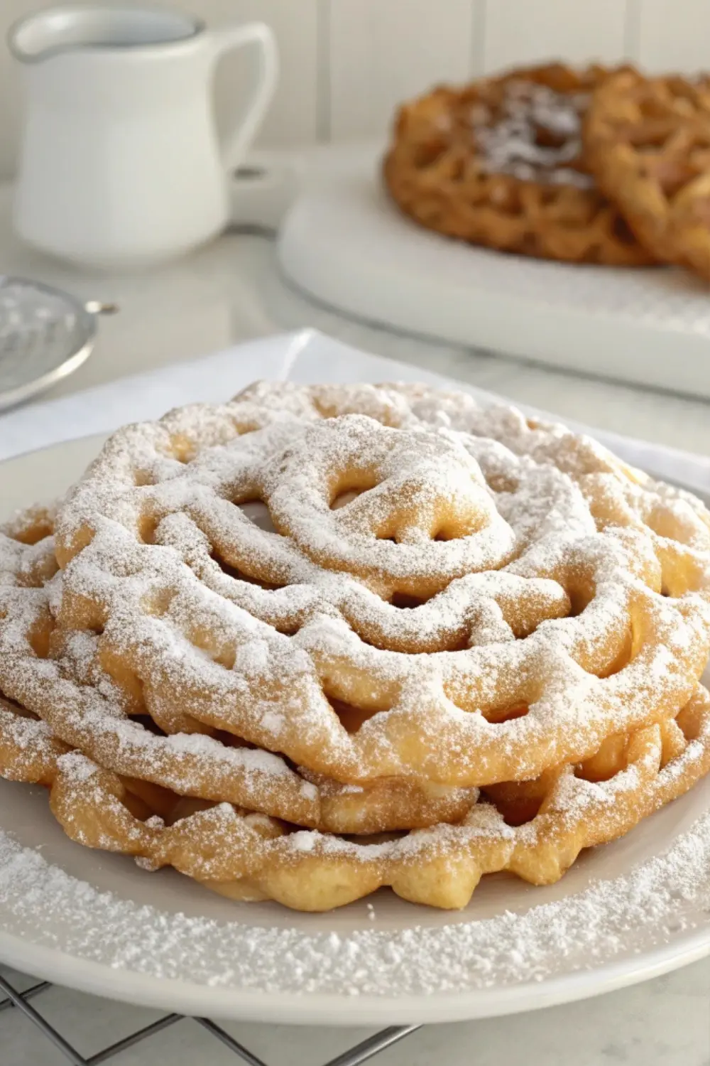 Delicious Pumpkin Spice Funnel Cakes