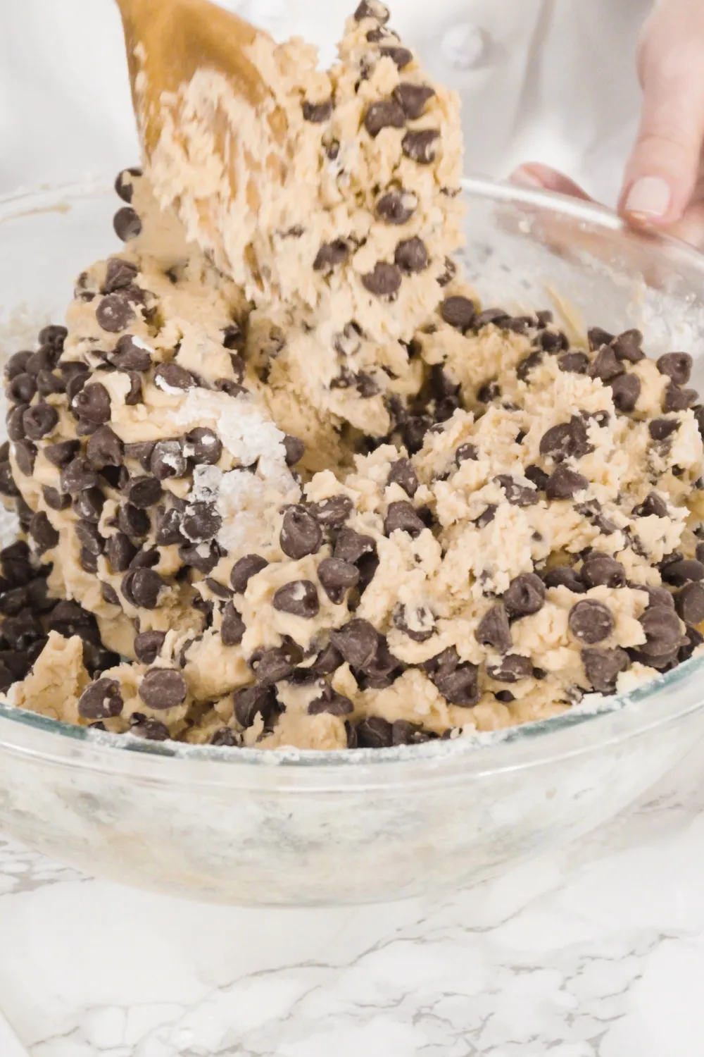 Almond Flour Chocolate Chip cookies dough