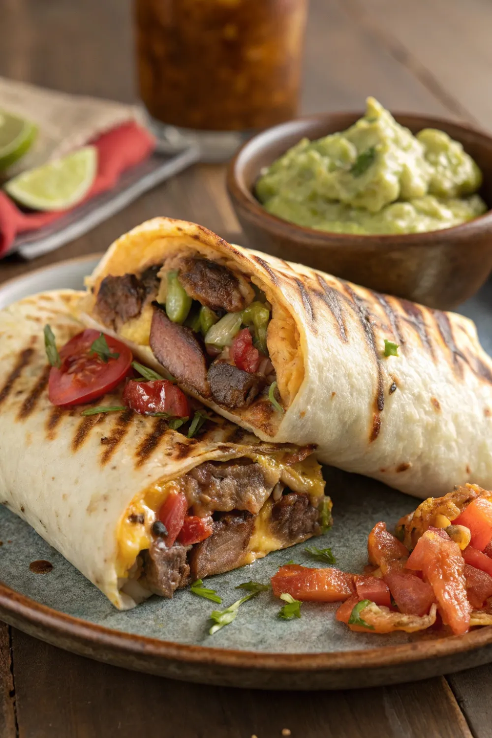 Steak Grilled Cheese Burrito